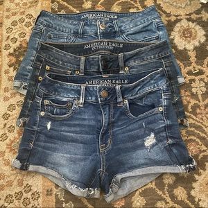 AE Denim Shorts Bundle (3 pairs)